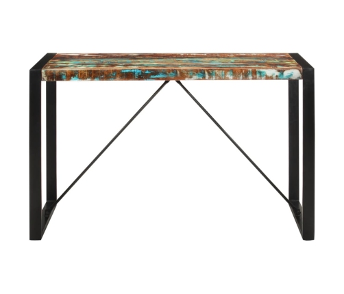 vidaXL virtuves galds, 120x55x76 cm, pārstrādāts masīvkoks