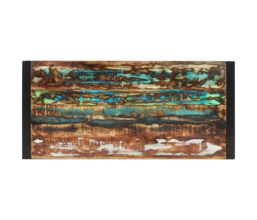 vidaXL virtuves galds, 120x55x76 cm, pārstrādāts masīvkoks