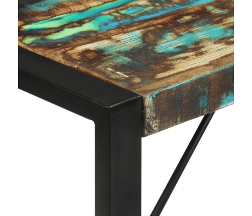 vidaXL virtuves galds, 120x55x76 cm, pārstrādāts masīvkoks