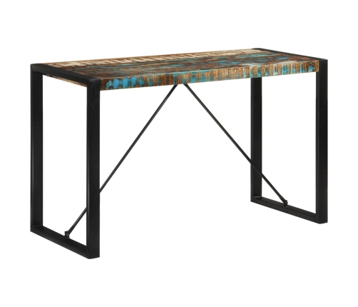 vidaXL virtuves galds, 120x55x76 cm, pārstrādāts masīvkoks