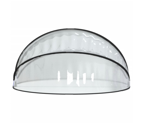 vidaXL baseina kupols, apaļš, 315x158 cm, PVC