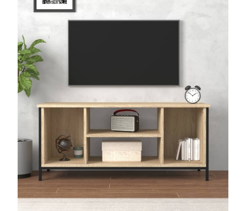 vidaXL TV skapītis, ozolkoka krāsa, 102x35x45 cm, inženierijas koks