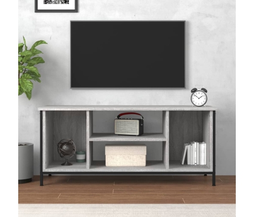 vidaXL TV skapītis, 102x35x45 cm, inženierijas koks, pelēka ozolkoka