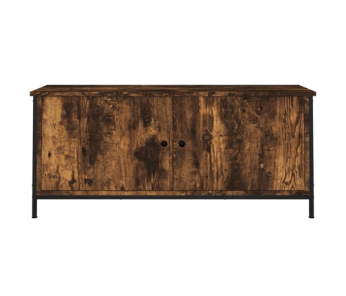 vidaXL TV skapītis ar durvīm, ozola, 102x35x45 cm, inženierijas koks