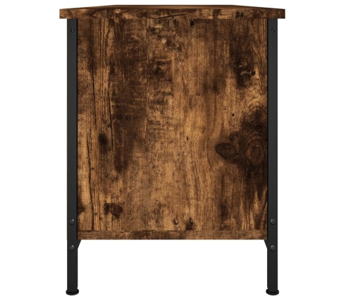 vidaXL TV skapītis ar durvīm, ozola, 102x35x45 cm, inženierijas koks