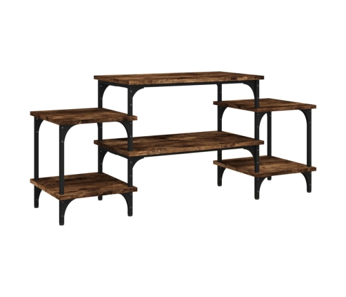 vidaXL TV skapītis, ozolkoka krāsa, 117x35x52 cm, inženierijas koks