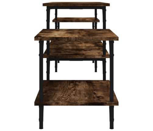 vidaXL TV skapītis, ozolkoka krāsa, 197x35x52 cm, inženierijas koks