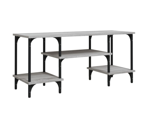 vidaXL TV skapītis, pelēks, 102x35x45,5 cm, inženierijas koks