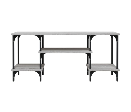 vidaXL TV skapītis, pelēks, 102x35x45,5 cm, inženierijas koks