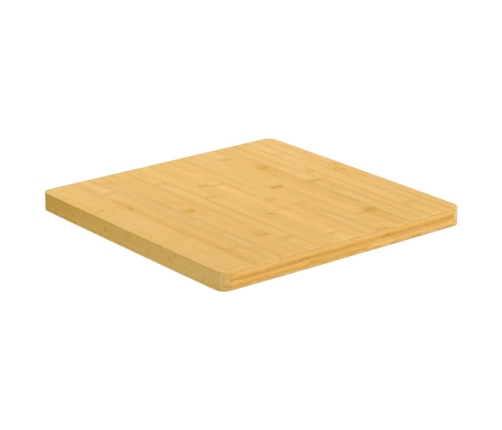 vidaXL galda virsma, 60x60x2,5 cm, bambuss