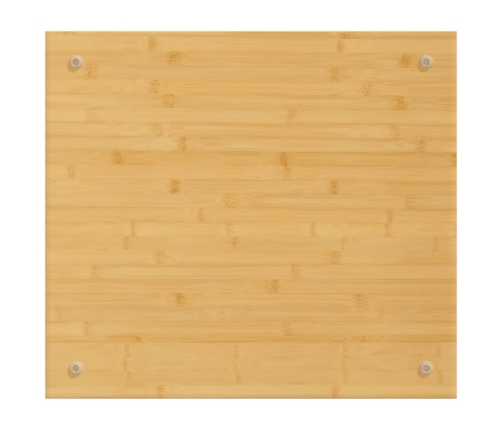 vidaXL plīts virsmas pārsegs, 50x56x1,5 cm, bambuss