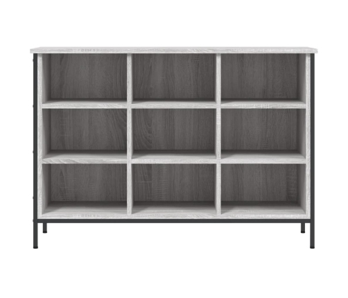 vidaXL apavu plaukts, 100x35x70 cm, inženierijas koks, pelēks