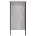 vidaXL apavu plaukts, 100x35x70 cm, inženierijas koks, pelēks