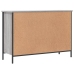 vidaXL apavu plaukts, 100x35x70 cm, inženierijas koks, pelēks