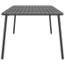vidaXL dārza galds, antracītpelēks, 200x100x71 cm, tērauds
