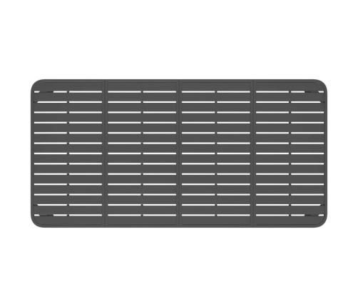 vidaXL dārza galds, antracītpelēks, 200x100x71 cm, tērauds