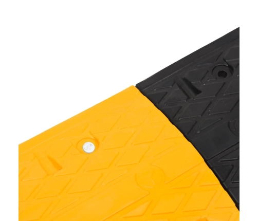 vidaXL rampa, dzeltena, melna, 517x32,5x4 cm, gumija