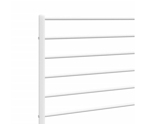 vidaXL gultas galvgalis, balts, 100 cm