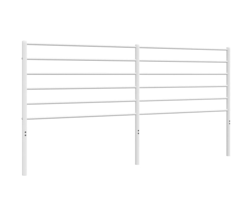 vidaXL gultas galvgalis, balts, 193 cm