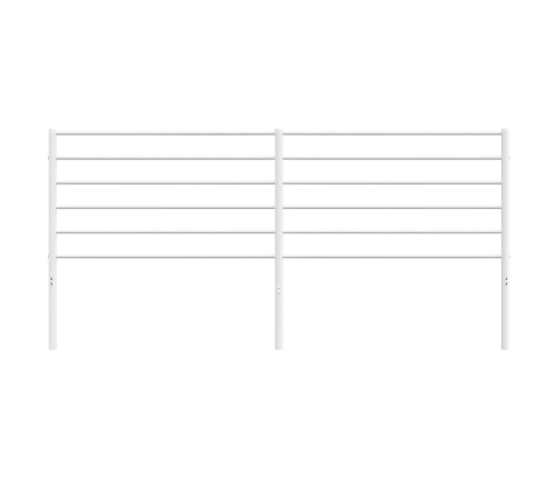 vidaXL gultas galvgalis, balts, 193 cm