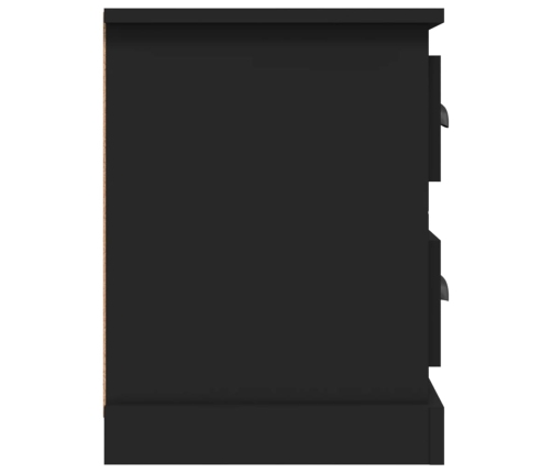 vidaXL TV skapītis, melns, 102x35,5x47,5 cm, inženierijas koks