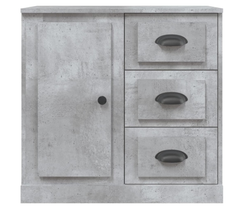 vidaXL kumode, betona pelēka, 70x35,5x67,5 cm, inženierijas koks