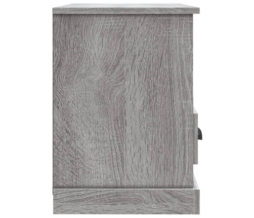 vidaXL TV skapītis, pelēks, 80x35x50 cm, inženierijas koks