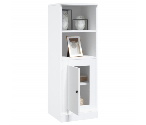 vidaXL augstais skapītis, 36x35,5x103,5 cm, inženierijas koks, balts