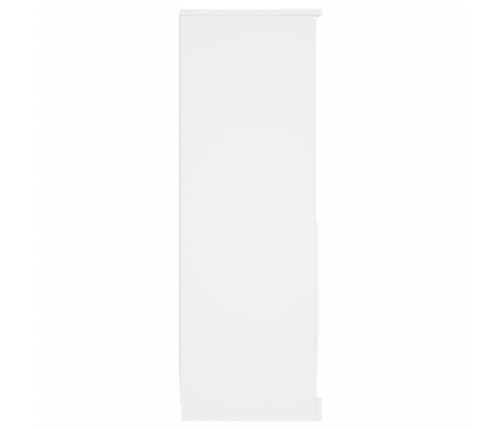 vidaXL augstais skapītis, 36x35,5x103,5 cm, inženierijas koks, balts