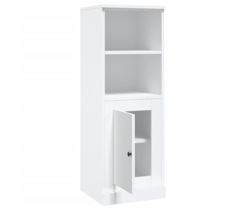 vidaXL augstais skapītis, 36x35,5x103,5 cm, inženierijas koks, balts
