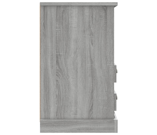 vidaXL naktsskapīši, 2 gab., pelēki, 43x36x60 cm