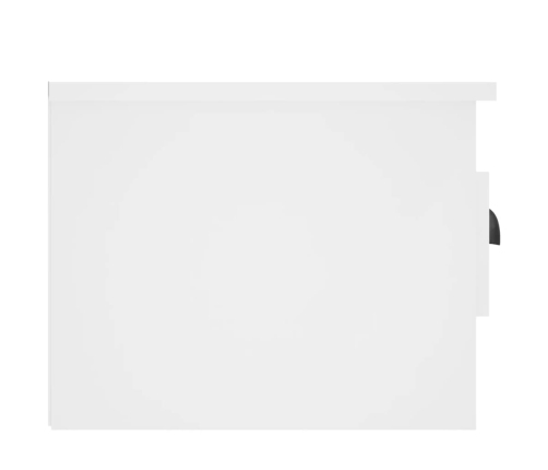 vidaXL sienas naktsskapītis, 41,5x36x28 cm, balts