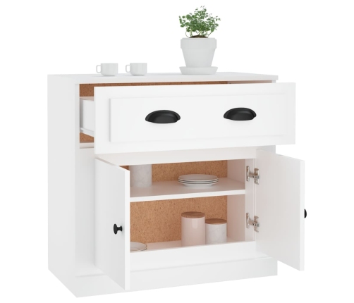 vidaXL kumode, 70x35,5x67,5 cm, inženierijas koks, balta