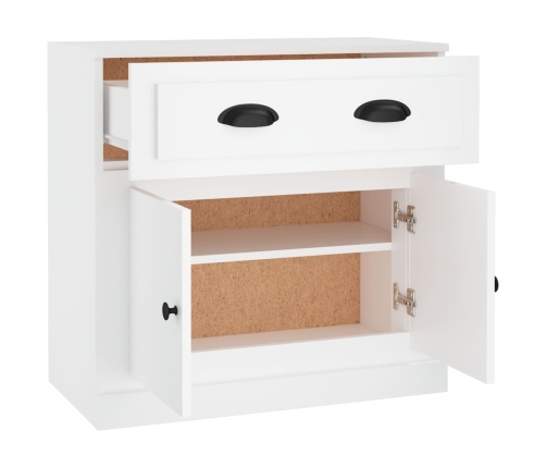 vidaXL kumode, 70x35,5x67,5 cm, inženierijas koks, balta