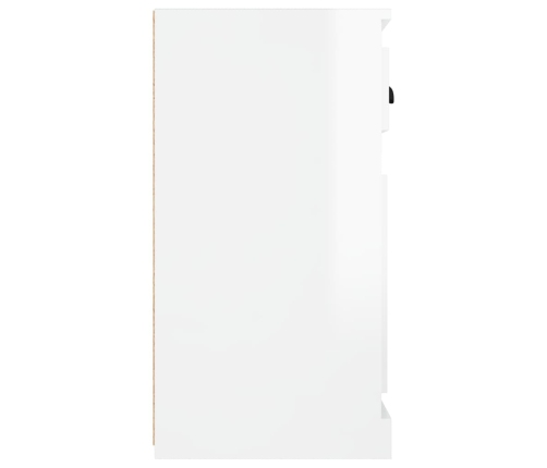 vidaXL kumode, spīdīgi balta, 70x35,5x67,5 cm, inženierijas koks