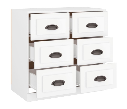 vidaXL kumode, 70x35,5x67,5 cm, inženierijas koks, balta