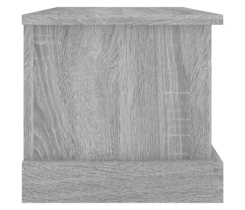 vidaXL uzglabāšanas kaste, pelēka, 50x30x28 cm, inženierijas koks