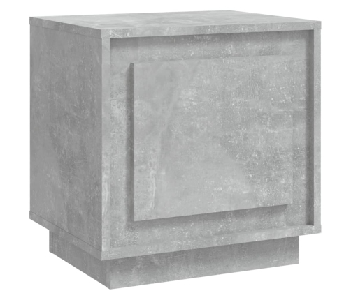 vidaXL naktsskapītis, betona pelēks, 44x35x45 cm, inženierijas koks