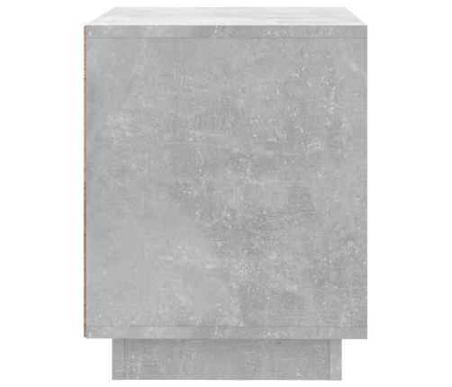 vidaXL naktsskapītis, betona pelēks, 44x35x45 cm, inženierijas koks