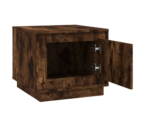 vidaXL kafijas galdiņš, ozolkoka krāsa, 51x50x44 cm, inženierijas koks