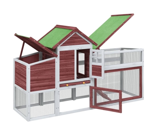 Vistu Būris, Mokas Krāsā, 186,5X58,5X113 Cm, Priedes Masīvkoks Vidaxl