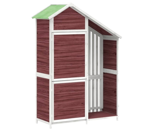 vidaXL dārza instrumentu šķūnis, 120x53,5x170 cm, priedes masīvkoks