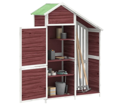 vidaXL dārza instrumentu šķūnis, 120x53,5x170 cm, priedes masīvkoks