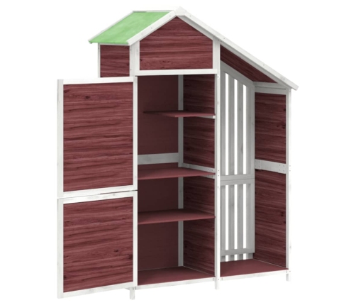 vidaXL dārza instrumentu šķūnis, 120x53,5x170 cm, priedes masīvkoks