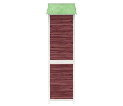 vidaXL dārza instrumentu šķūnis, 120x53,5x170 cm, priedes masīvkoks