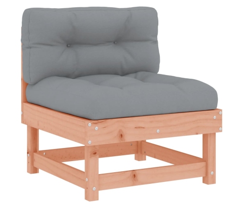 vidaXL vidējais dīvāns ar matračiem, Duglasa egles masīvkoks