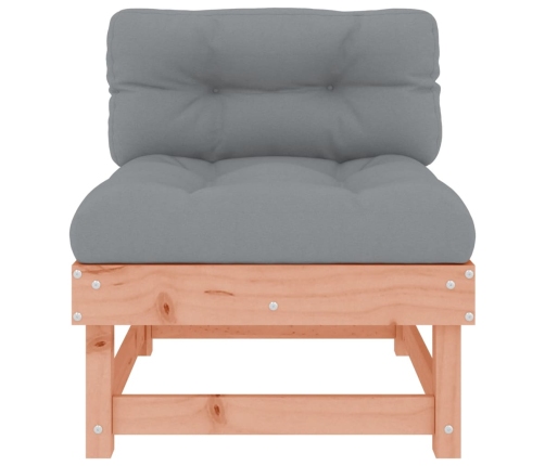 vidaXL vidējais dīvāns ar matračiem, Duglasa egles masīvkoks