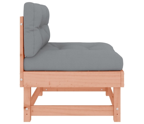 vidaXL vidējais dīvāns ar matračiem, Duglasa egles masīvkoks