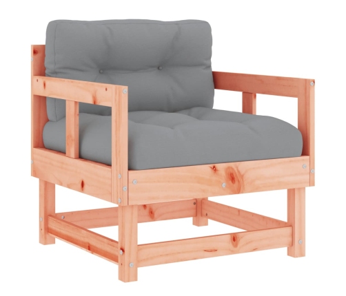 vidaXL dārza krēsli ar matračiem, 2 gab., Duglasa egles masīvkoks