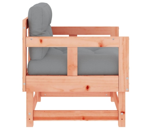 vidaXL dārza krēsli ar matračiem, 2 gab., Duglasa egles masīvkoks